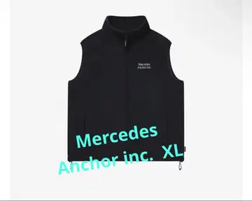 즉시 완판 Anchor inc. FLEECE VEST BLACK XL