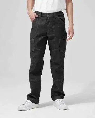 토와 TS-DESIGN 5114 스트레치 데님 카고 팬츠 남성용