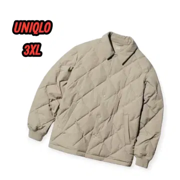 유니클로 퍼프 테크 퀼팅 자켓 3XL 아우터 베이지