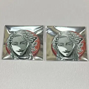 종말의 발키리 100화 기념 팝업 시계 부품 캔뱃지 아폴론 2개 세트