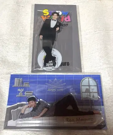 메구로 렌 아크릴 스탠드 2종 세트 SnowMan