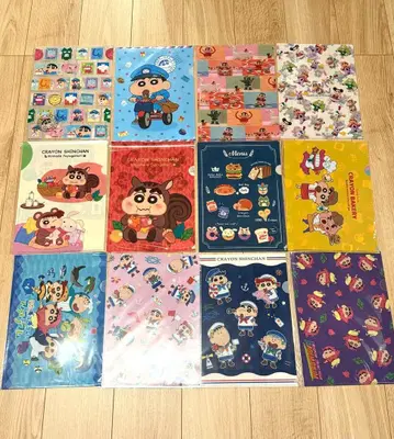 짱구는 못말려(크레용 신짱) 클리어 파일 12장 세트