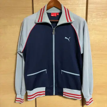 복각 모델 PUMA 트랙 자켓 저지 네이비/그레이 남성용 O