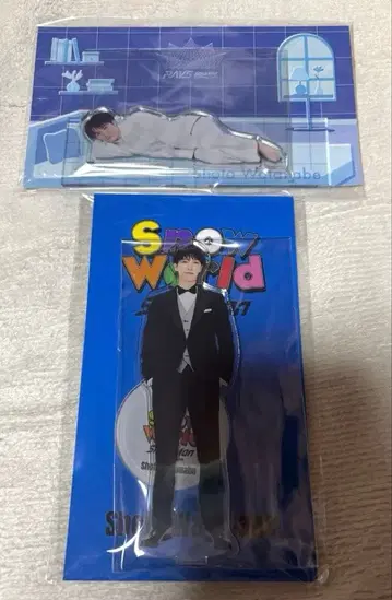 와타나베 쇼타 아크릴 스탠드 2종 세트 SnowMan 아크릴 스탠드