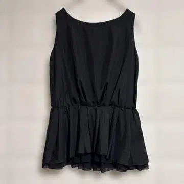 SHIPS 실크 100% 밑단 다른 소재 프릴 쉽스