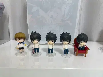 데스노트 넨도로이드 푸치 5체 세트 야가미 라이토 L