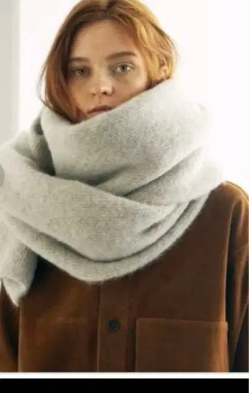 unfil 앙필 스트레치 슈퍼 키드 모헤어 볼륨 머플러