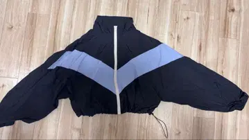 55. 올리브 데 올리브 블랙 스카이블루 자켓 사이즈 F