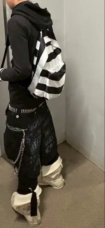 스커트 달린 데님 opium