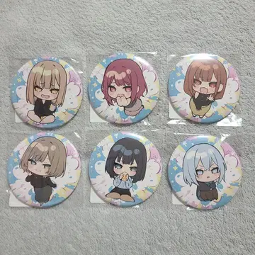 FANZA 온라인 복권 다니마루 캔 배지 6종