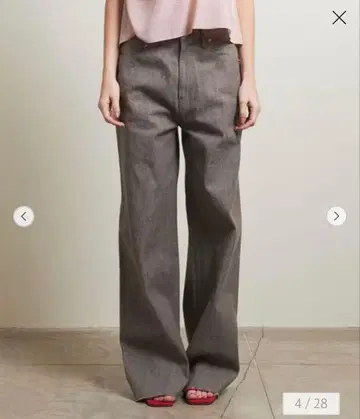 아티세션 와이드 데님 팬츠 38