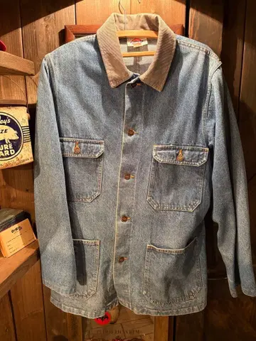 80s Dickies 데님 커버올 미국제