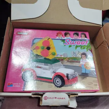 상품 No.3708 OXFORD Sweet PIZZA CAR 레고 블록풍