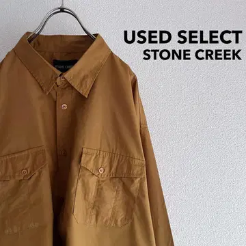 구제 의류 'STONE CREEK' L/S Shirt / 베이지