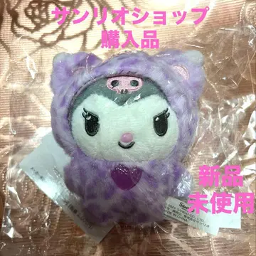 산리오 쿠로미 갸루곰 디자인 시리즈 마스코트 홀더 레오파드 무늬