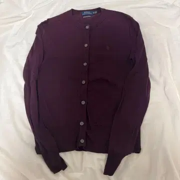 폴로 랄프 로렌 버건디 가디건 긴팔