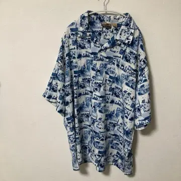 올 패턴 셔츠 포토 프린트 전쟁 밀리터리 XL 오버 사이즈