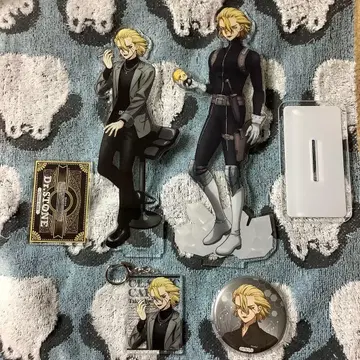 Dr.STONE 스탠리 아크릴 스탠드 아크릴 키링 캔뱃지