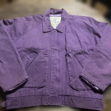 블루종 헤드 키즈 G 점퍼 데님 자켓 퍼플 L 사이즈