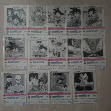 제일복권 드래곤볼 40주년 클리어 파일 14종류