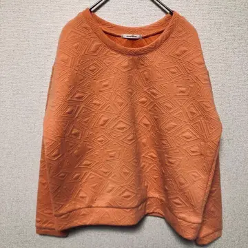 [ simplcite ] (F) 기하학 자카드 풀오버 / 입체 디자인