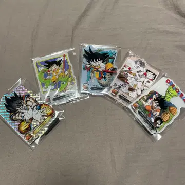 드래곤볼 아크릴 스탠드 5개 세트