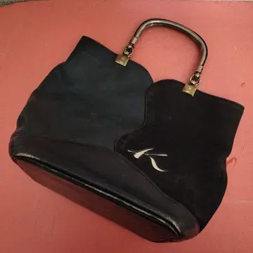 가죽 스웨이드 토트백