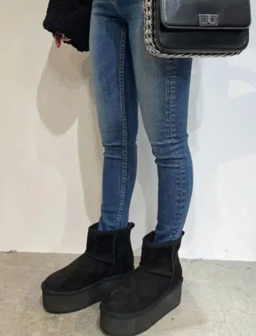 GYDA 플랫폼 페이크 어그 부츠