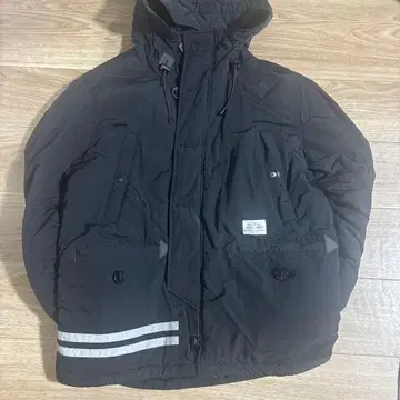 Schott 블랙 다운 자켓 M