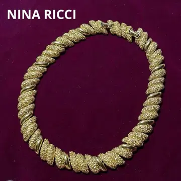 니나리치 골드 컬러 목걸이 빈티지 NINA RICCI