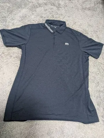Travis Mathew 네이비 피케 셔츠