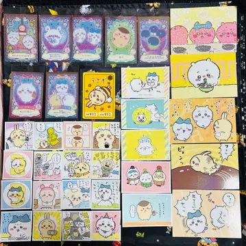 치이카와 (먼작귀) 묶음 판매 스티커 카드