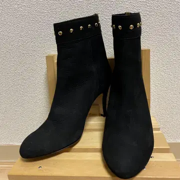 아카쿠라 ALAGE 알라주 스터드 숏부츠 블랙