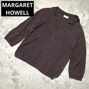 MARGARET HOWELL 마가렛호웰 린넨 실크 썸머 니트