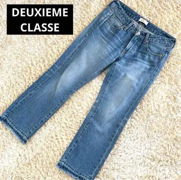 DEUXIEME CLASSE 데님 팬츠 빈티지 가공