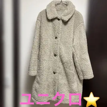 유니클로 베이지 보아 코트 추천
