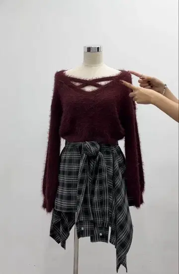 아프레 주르 미뇽 디자인 니트