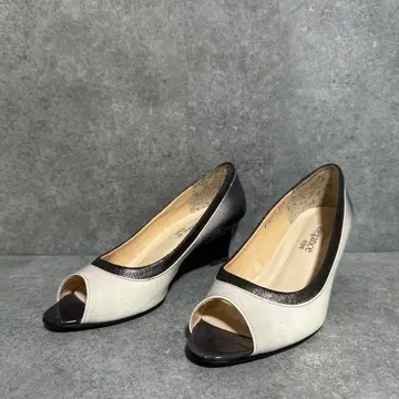 고품질 엘레강스 히미코 오픈토 펌프스 23.5cm