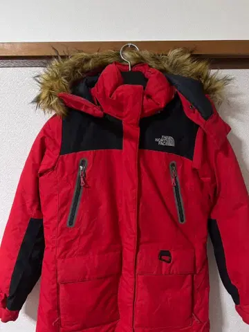 THE NORTH FACE 후드 부착 다운 자켓