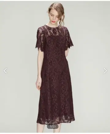 그레이스 콘티넨탈 전체 레이스 원피스