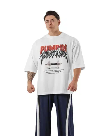 LYFT PUMPIN 티셔츠 L 화이트