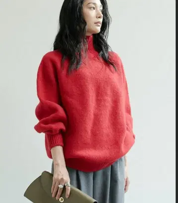 개럴개런트 볼륨 슬리브 니트