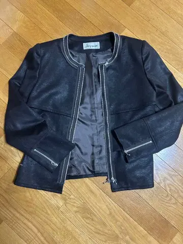 노카라 가죽풍 자켓