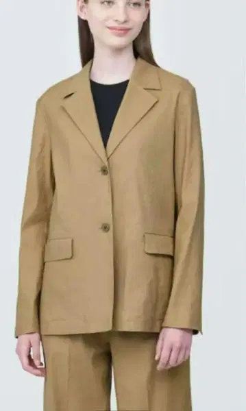 새상품급 MUJI 무인양품 헴프 혼방 스트레치 자켓 XL