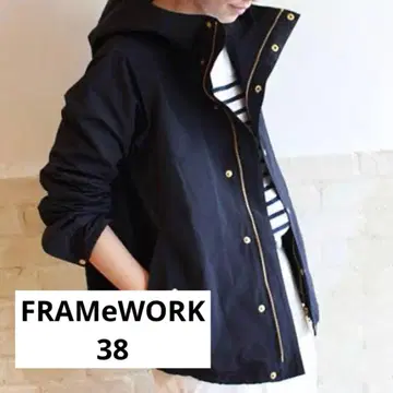 [ FRAMeWORK ] 마운틴 후드티 네이비(38)