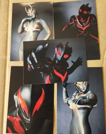 울트라맨 다크 히어로 엽서 5장 세트