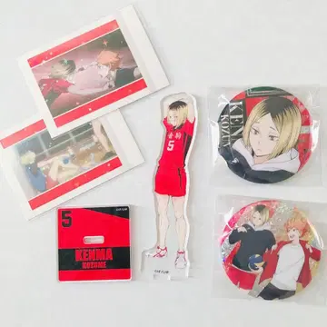 하이큐!! 네코마 고교 코즈메 켄마 군 캔뱃지 파샤코레 아크릴 스탠드