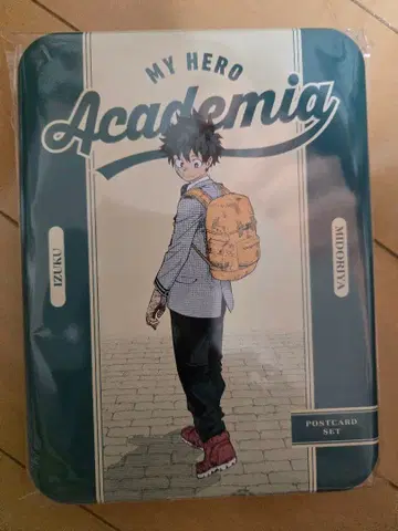 나의 히어로 아카데미아 원화전 한정판 캔 엽서 세트 새상품