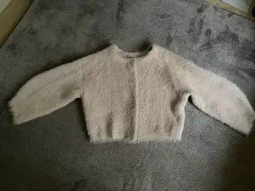 코코딜 숏 페더 더블 페이스 블루종 사이즈 2 핑크