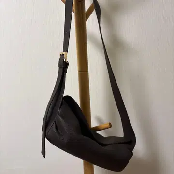 Benjamin miyu 가죽 숄더백 브라운